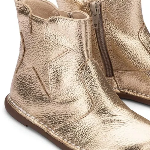 Bota Galaxia Couro Dore Teen Petit Cheval