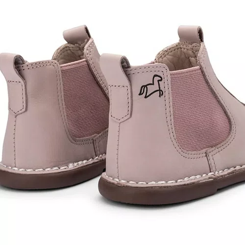 Bota Giz Couro Rose Teen Petit Cheval
