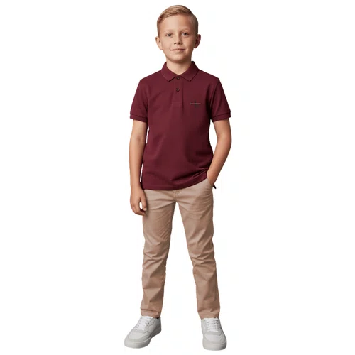 Calça Calvin Klein Skinny Chino Caqui Claro