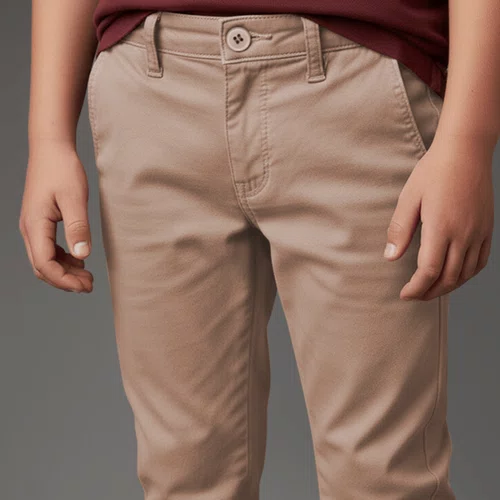 Calça Calvin Klein Skinny Chino Caqui Claro