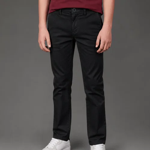 Calça Calvin Klein Skinny Chino Preto