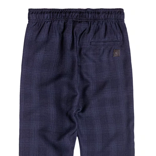 Calça Casual Xadrez Azul Preto Youccie