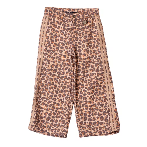 Calça Infantil Menina Sarja Animal Print Anime