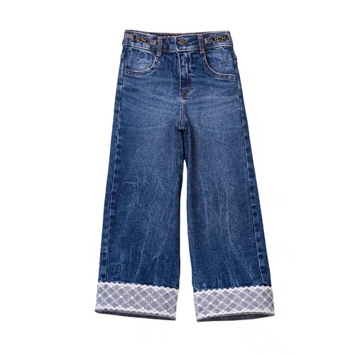 Calça Jeans Barrado Renda Anime