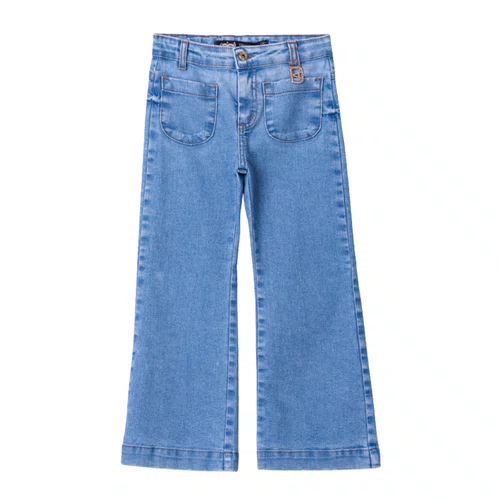 Calça Jeans Clara Bolsos Frontais Anime