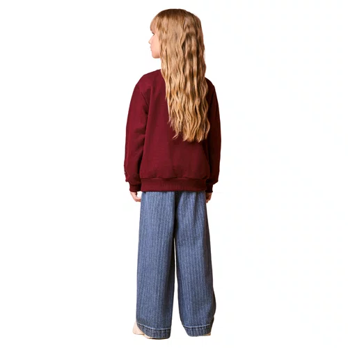Calça Jeans Listrada Cós Duplo Momi