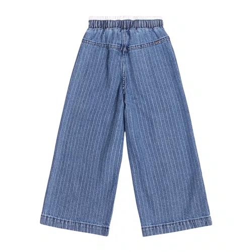 Calça Jeans Listrada Cós Duplo Momi