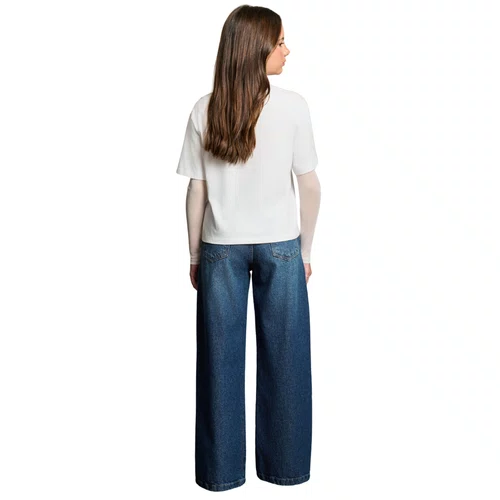 Calça Jeans Wide Básica Authoria