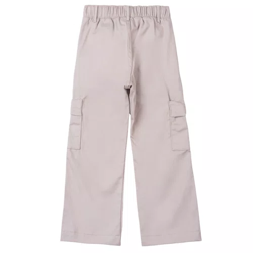 Calça Sarja Wide Cargo Bege Anime