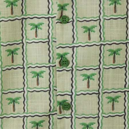 Camisa Coco Xadrez Bege Bento