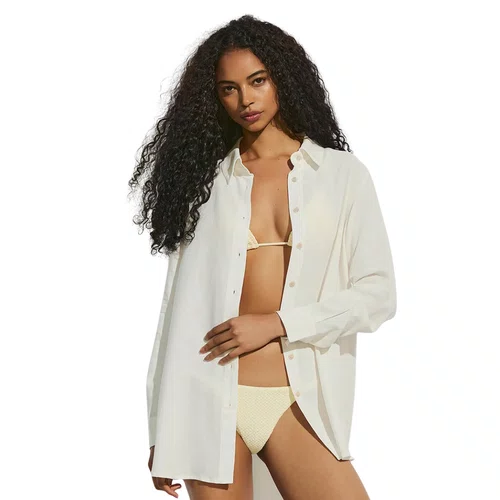 Camisa Lisos Hermosa Off White Cia Maritima