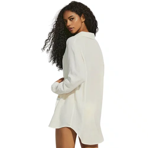 Camisa Lisos Hermosa Off White Cia Maritima