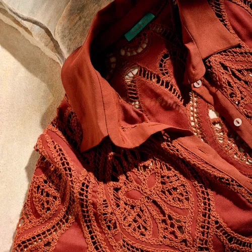Camisa Manga Longa Guipir Ambar Cia Maritima