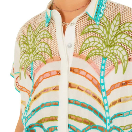Camisa Richelieu Paisagem Carioca Colors Farm
