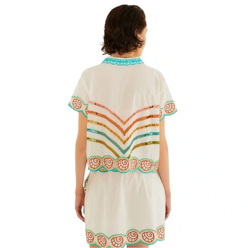 Camisa Richelieu Paisagem Carioca Colors Farm