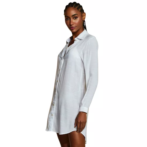Camisa Shantung Branca Cia Maritima
