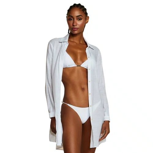 Camisa Shantung Branca Cia Maritima