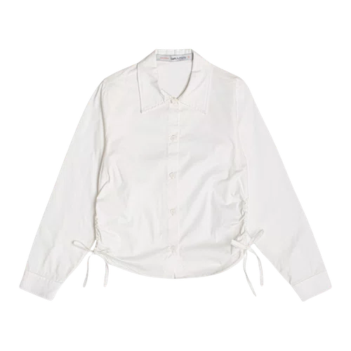 Camisa Tricoline Básica Off White Authoria