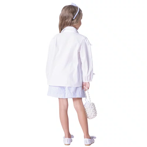 Camisa Tricoline Mini Lacinhos Pituchinhus