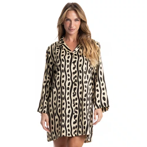 Camisão Cetim Lara Abotoado Daniela Tombini
