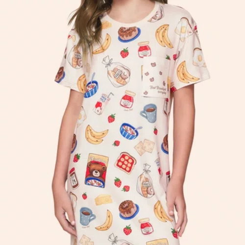 Camisão Feminino Infantil Ursilhos
