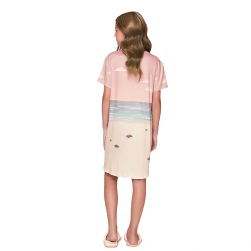 Camisão Feminino Infantil Yoga Bears Lua Luá