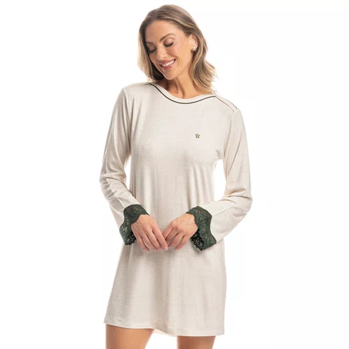 Camisão Karina Manga Longa Cru Daniela Tombini