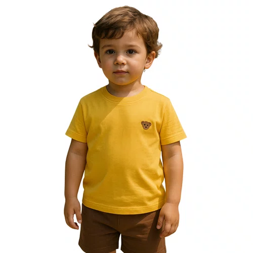 Camiseta Algodão Bordado Teddy Manteiga Dame