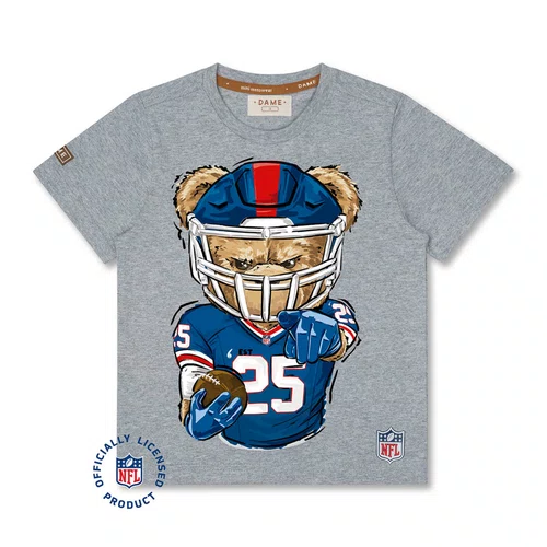 Camiseta Algodão Teddy NFL NY Giants Dame