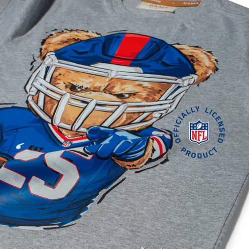 Camiseta Algodão Teddy NFL NY Giants Dame