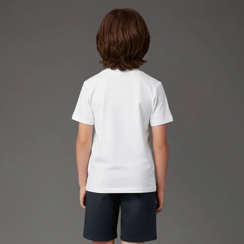 Camiseta Calvin Klein Bordado Branco