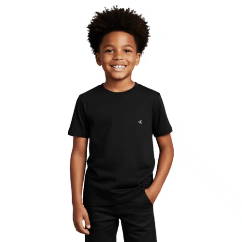Camiseta Calvin Klein Bordado Preto