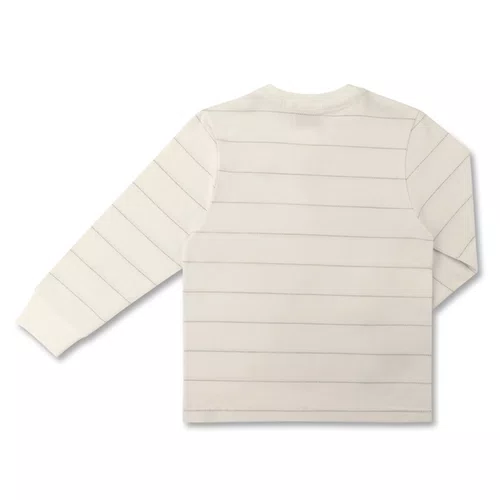 Camiseta Infantil Algodão Pima Listrada Teddy Cães Dame