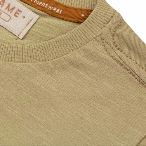 Camiseta Infantil Algodão Teddy Vintage Verde Dame