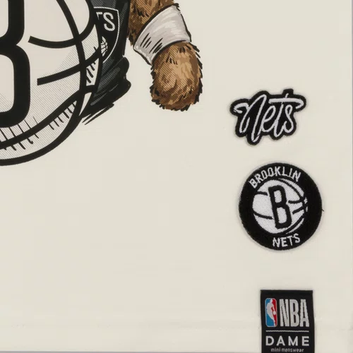 Camiseta Infantil NBA Nets Teddy Bola Off Dame