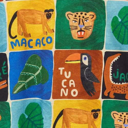 Camiseta Malha Animalito Bento