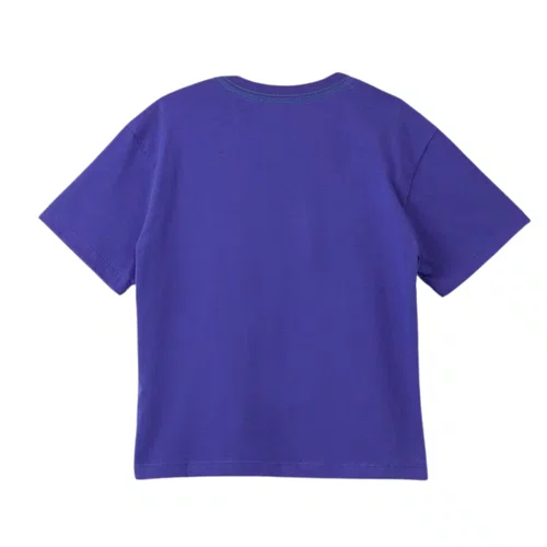 Camiseta Manga Curta Silk Jacare Azul Bento