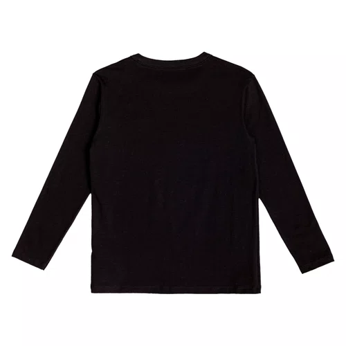 Camiseta Manga Longa Basica Preto Youccie