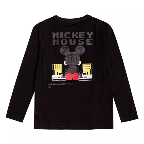Camiseta Manga Longa Mickey Preto Youccie