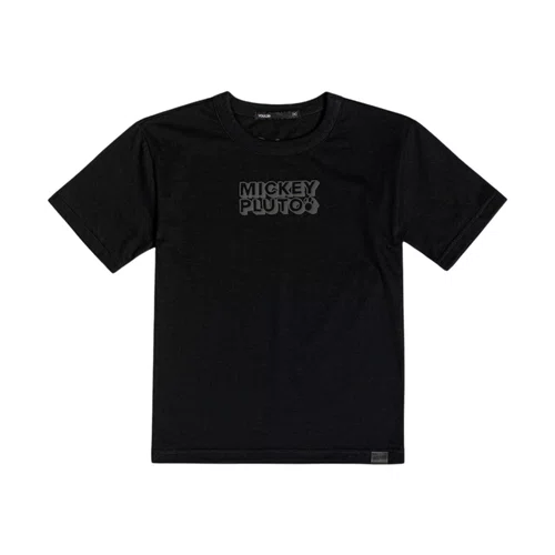 Camiseta Mickey e Pluto Preto Youccie