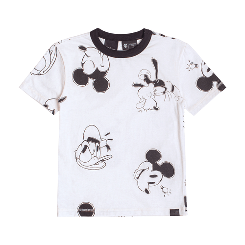 Camiseta Mickey e Amigos Branco Youccie