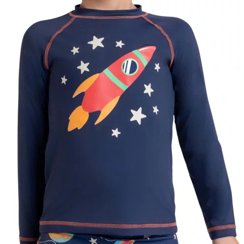 Camiseta Proteção Foguete Marinho Dedeka