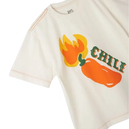 Camiseta Silk Branco Chilli Bento