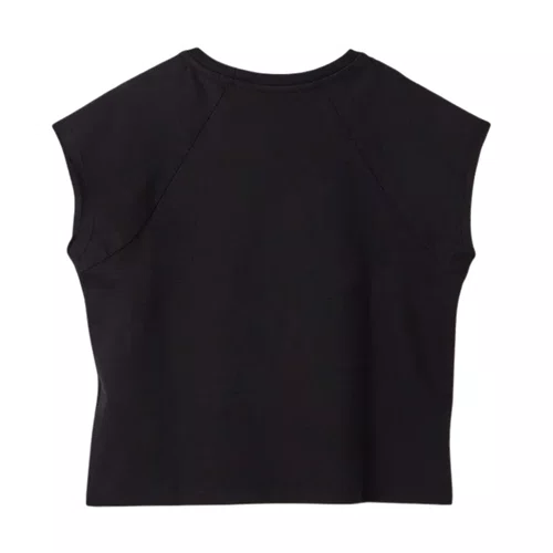 Camiseta Silk Malha Las Amigas Preta Farm Futura