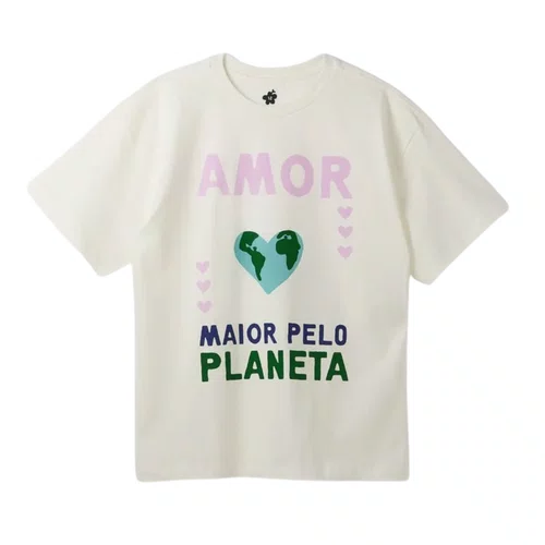 Camiseta Silk Oversized Amor Maior Farm Futura