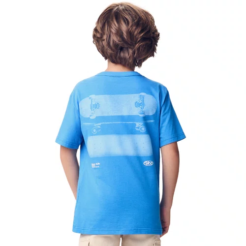 Camiseta Skate Azul Porcelana Youccie