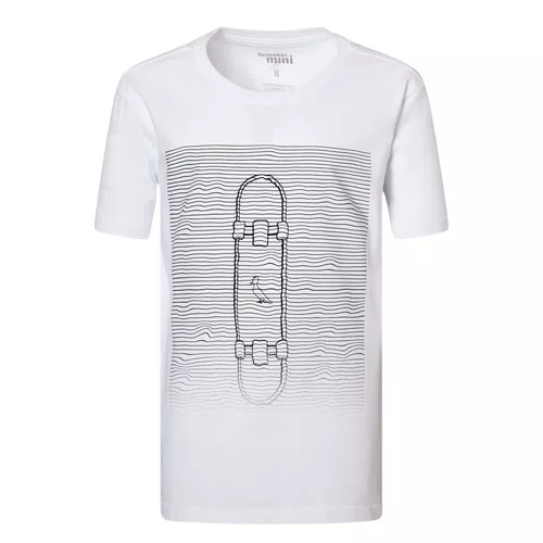 Camiseta Skate Waves Off White Reserva