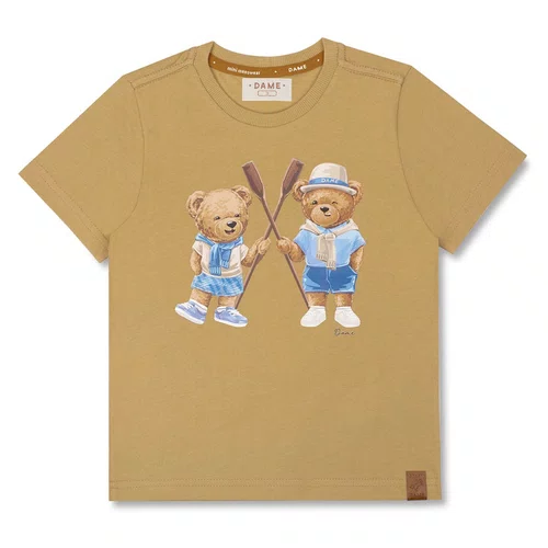 Camiseta Teddy Remos Bege Dame