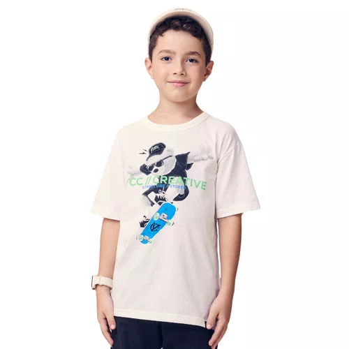 Camiseta Urso Skatista Off Youccie