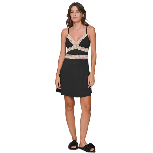 Camisola Alça Feminina Night Glam Preto Lua Lua